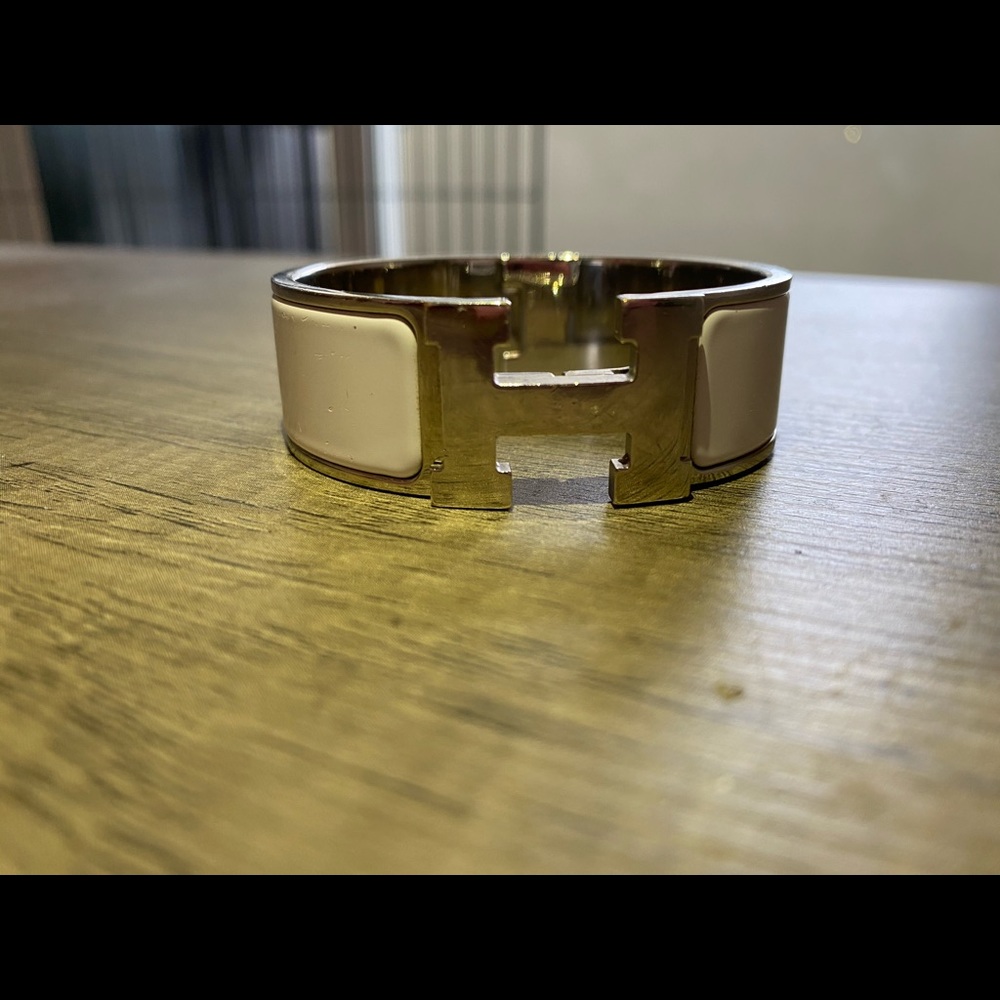 White Hermes Bracelet